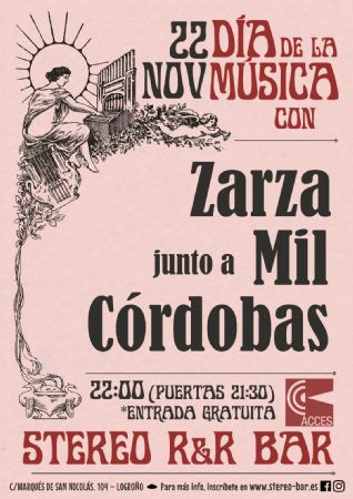 ZARZA MIL CORDOBAS concierto logroño stereo rock bar