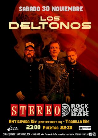 LOS DELTONOS concierto stereo rock bar logroño música 