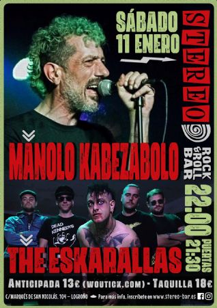 manolo kabezabolo concierto logroño stereo rock bar música